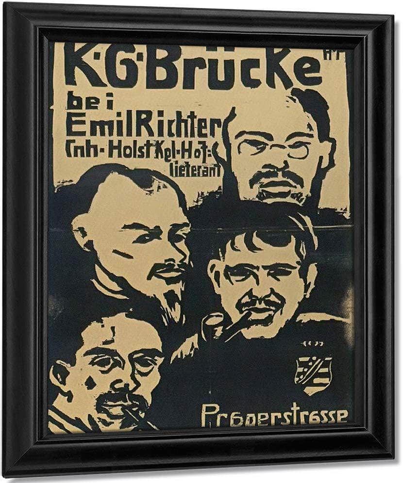 Brucke Artists  Group M9 Max Pechstein Fine Art Print