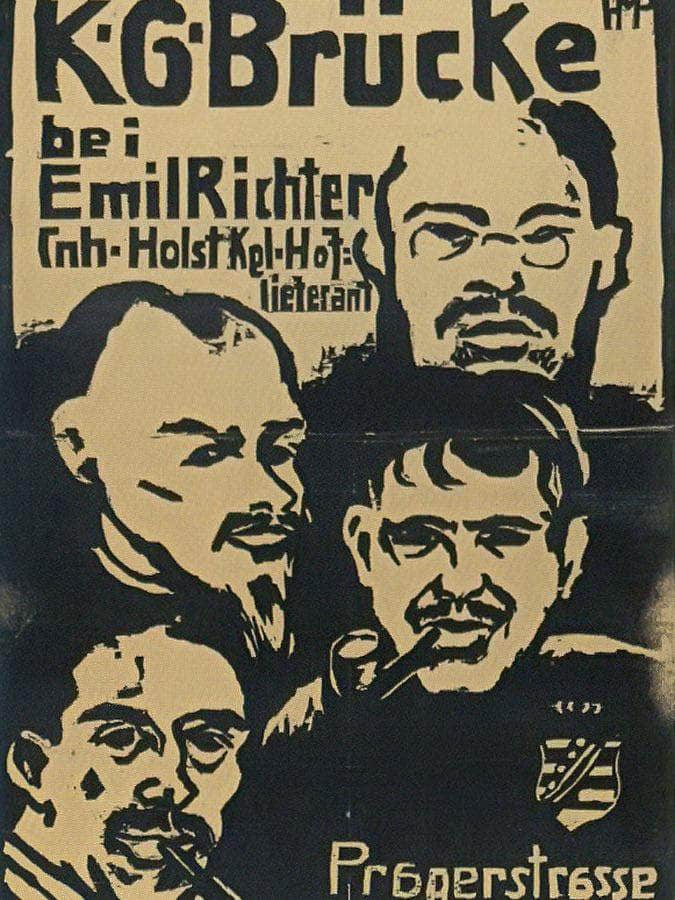 Brucke Artists  Group M9 Max Pechstein Fine Art Print