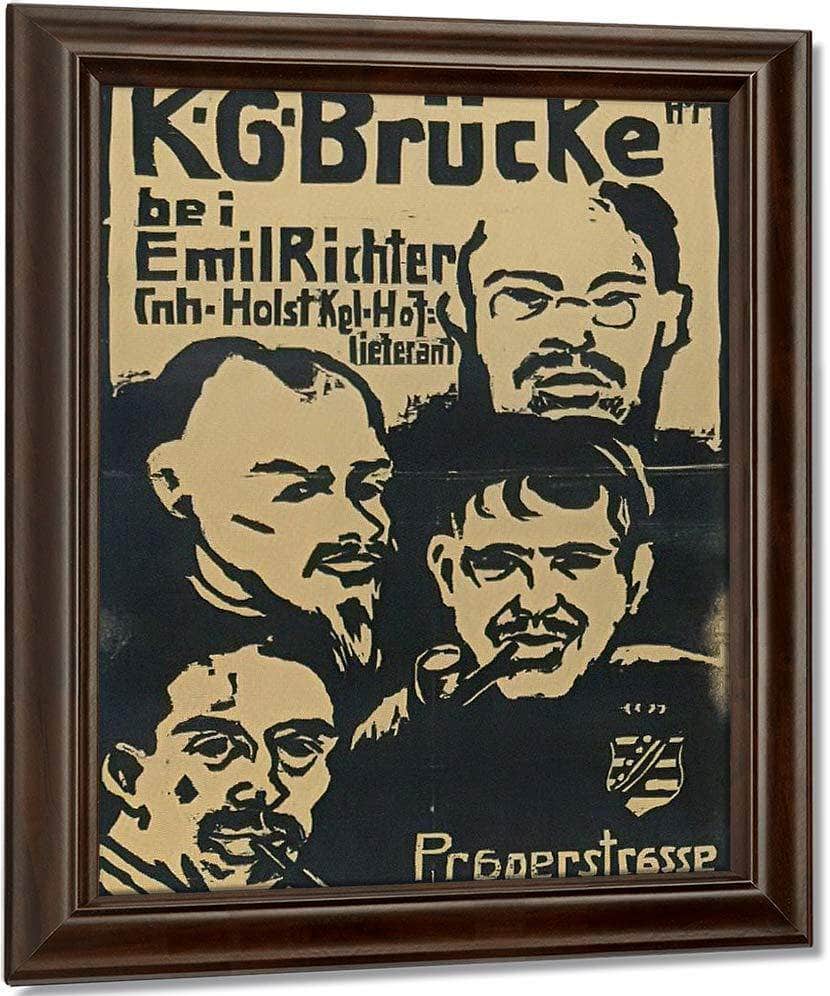 Brucke Artists  Group M9 Max Pechstein Fine Art Print