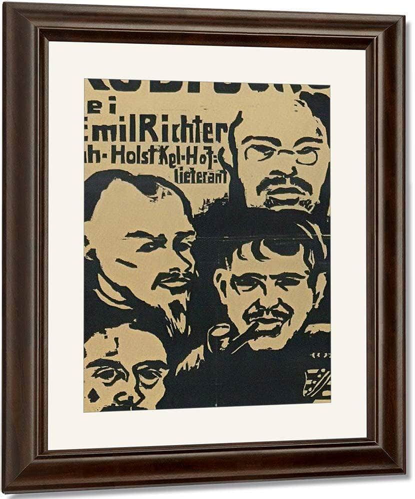 Brucke Artists  Group M9 Max Pechstein Fine Art Print