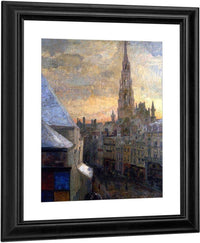 Brussels Town Hall By James Ensor Fine Art Print