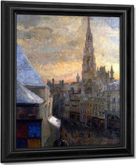 Brussels Town Hall By James Ensor Fine Art Print