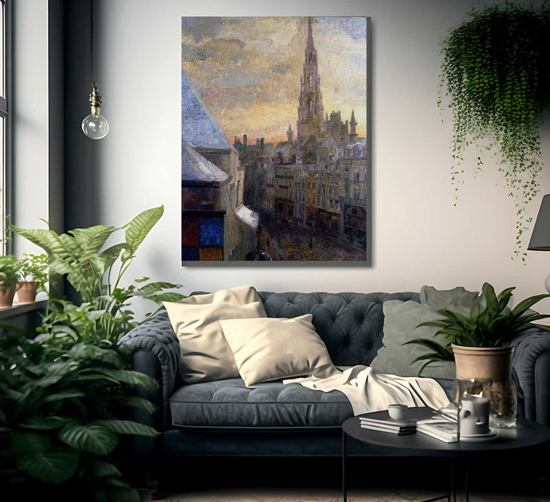 Brussels Town Hall By James Ensor Fine Art Print