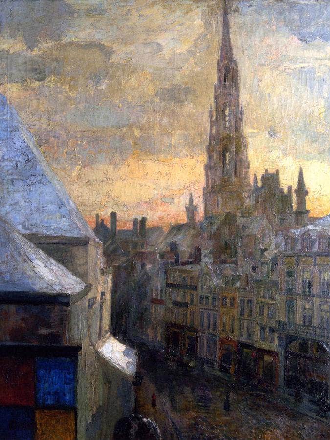 Brussels Town Hall By James Ensor Fine Art Print