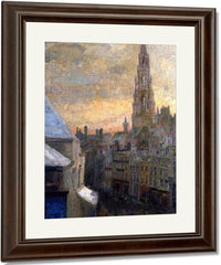 Brussels Town Hall By James Ensor Fine Art Print