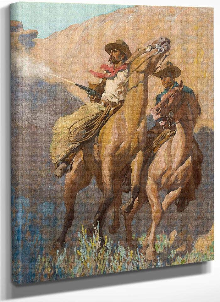 Buck Peters Ranchman By Maynard Dixon Fine Art Print