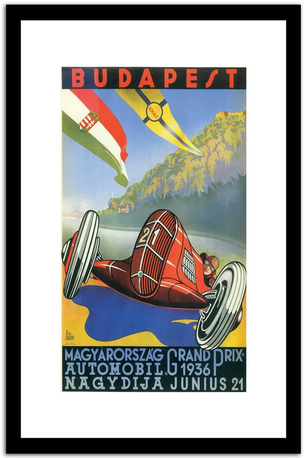 Budapest  Vintage Poster Fine Art Print