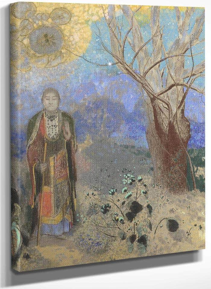 Buddha Pastel 90X73Cm Musee Dorsay By Odilon Redon Fine Art Print