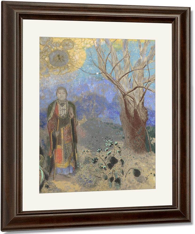 Buddha Pastel 90X73Cm Musee Dorsay By Odilon Redon Fine Art Print