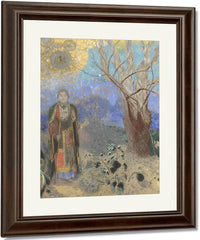 Buddha Pastel 90X73Cm Musee Dorsay By Odilon Redon Fine Art Print