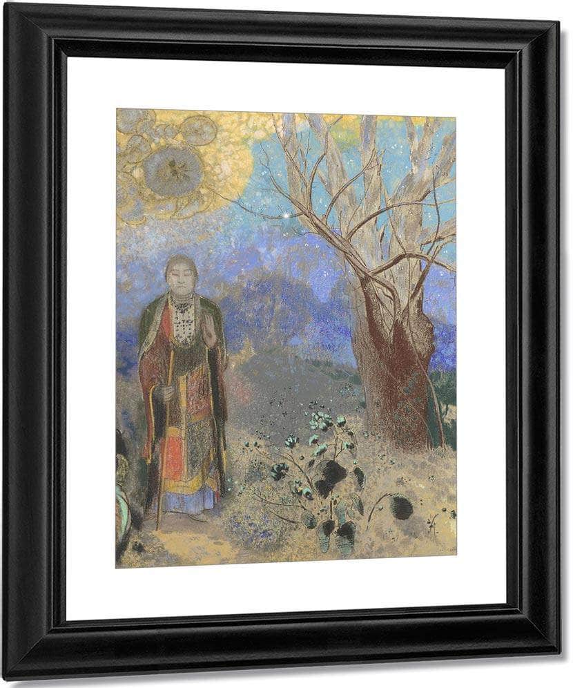 Buddha Pastel 90X73Cm Musee Dorsay By Odilon Redon Fine Art Print