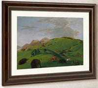 Buffalo Chase, Mouth Of The Yellowstone By George Catlin Fine Art Print