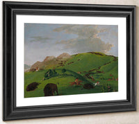 Buffalo Chase, Mouth Of The Yellowstone By George Catlin Fine Art Print