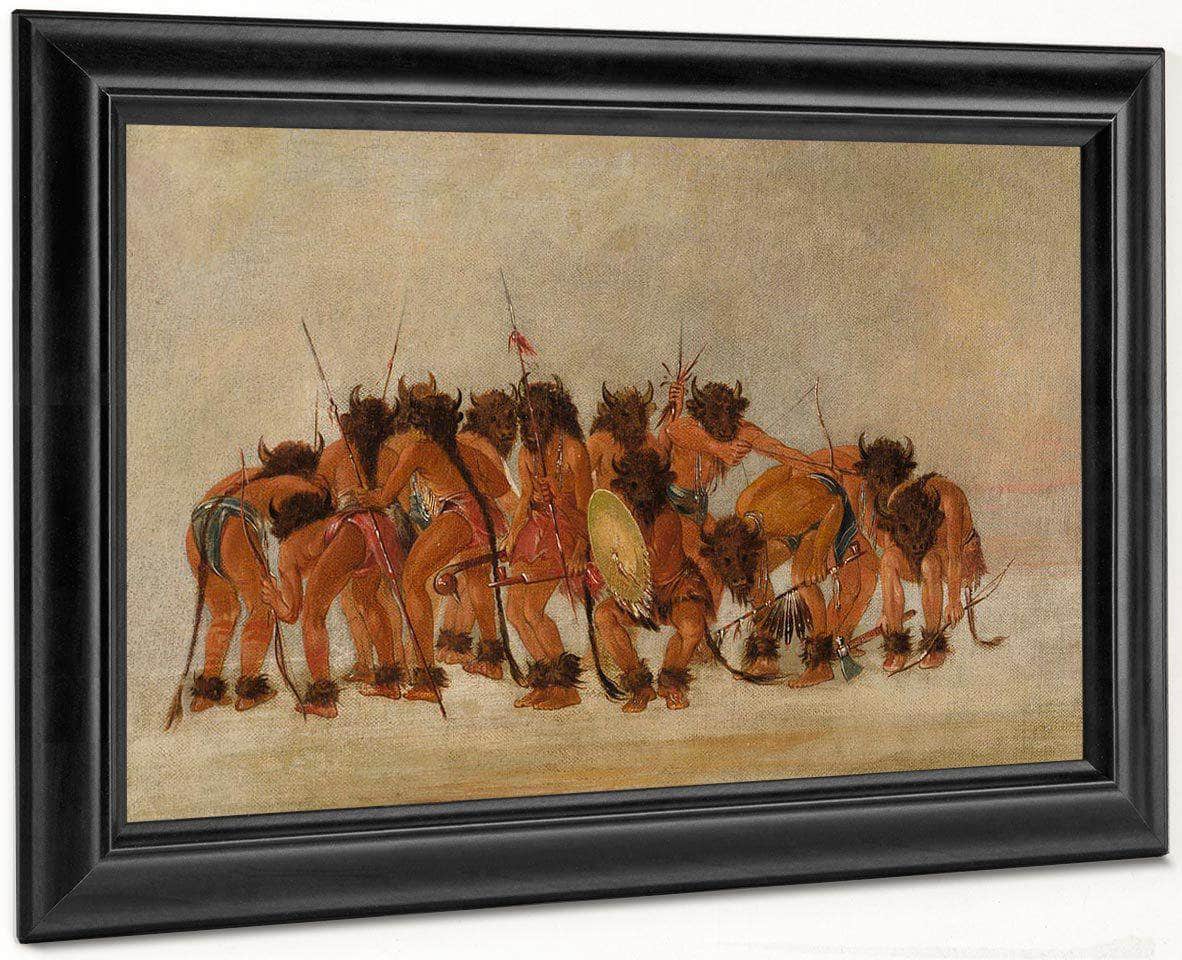 Buffalo Dance, Mandan By George Catlin Fine Art Print