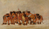 Buffalo Dance, Mandan By George Catlin Fine Art Print