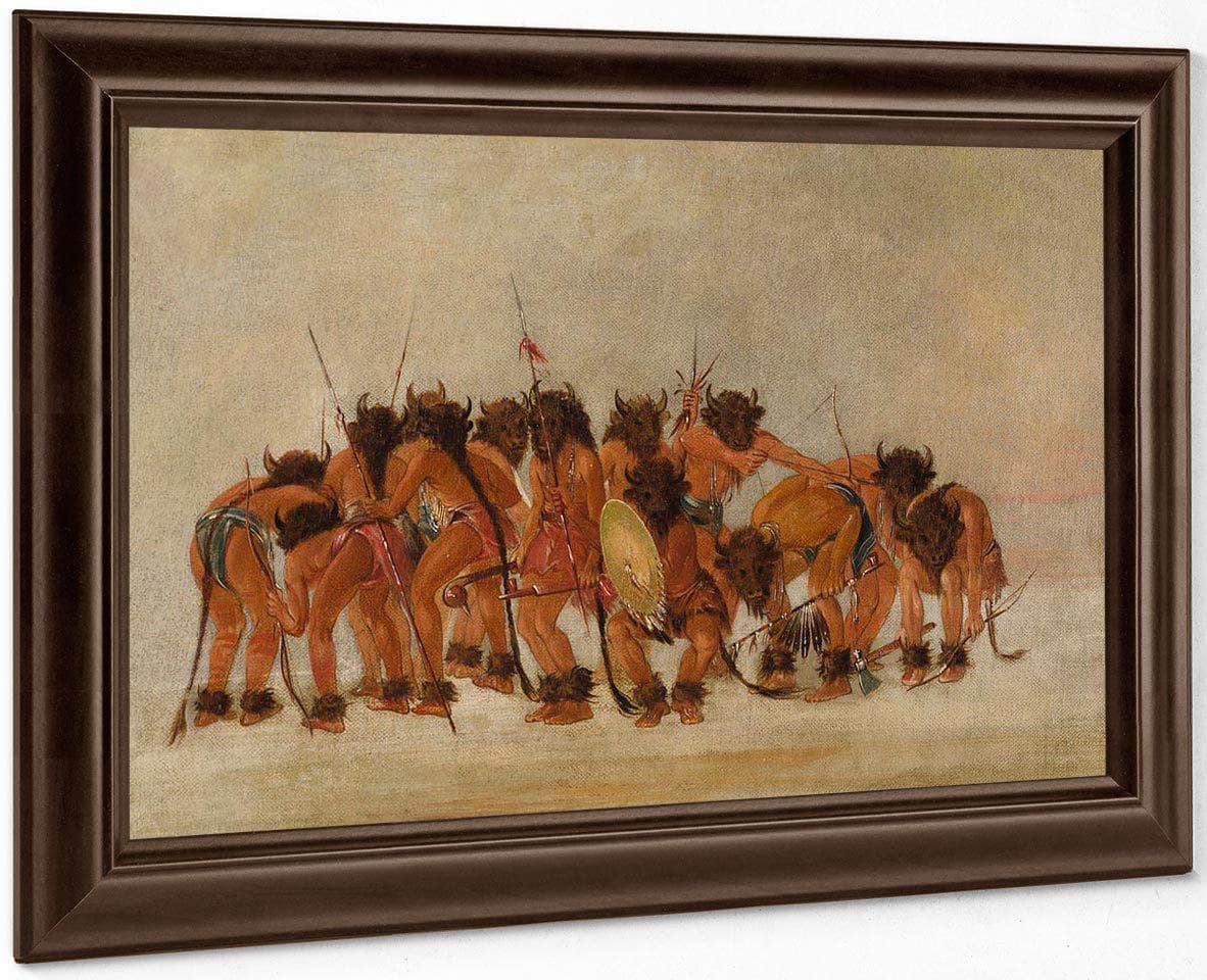 Buffalo Dance, Mandan By George Catlin Fine Art Print