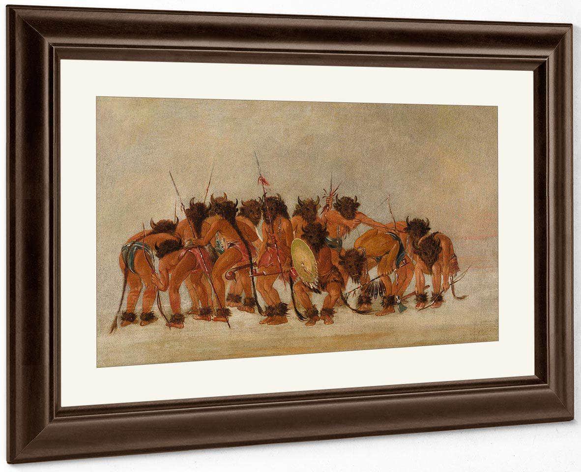 Buffalo Dance, Mandan By George Catlin Fine Art Print