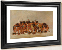 Buffalo Dance, Mandan By George Catlin Fine Art Print