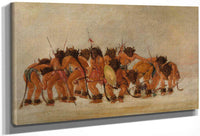 Buffalo Dance, Mandan By George Catlin Fine Art Print