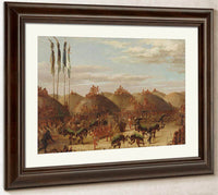 Bull Dance, Mandan O Kee Pa Ceremony By George Catlin Fine Art Print