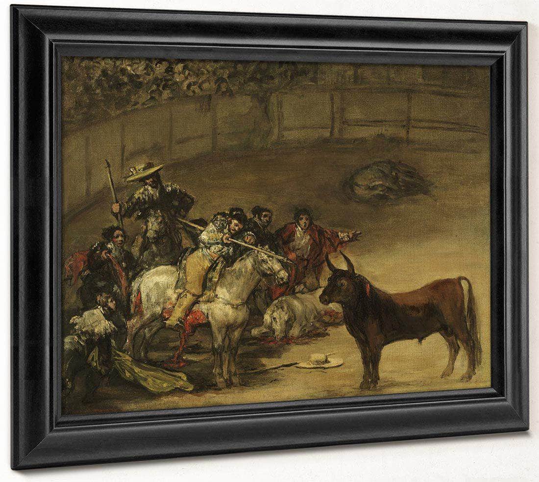 Bullfight Suerte De Varas By Francisco De Goya Fine Art Print