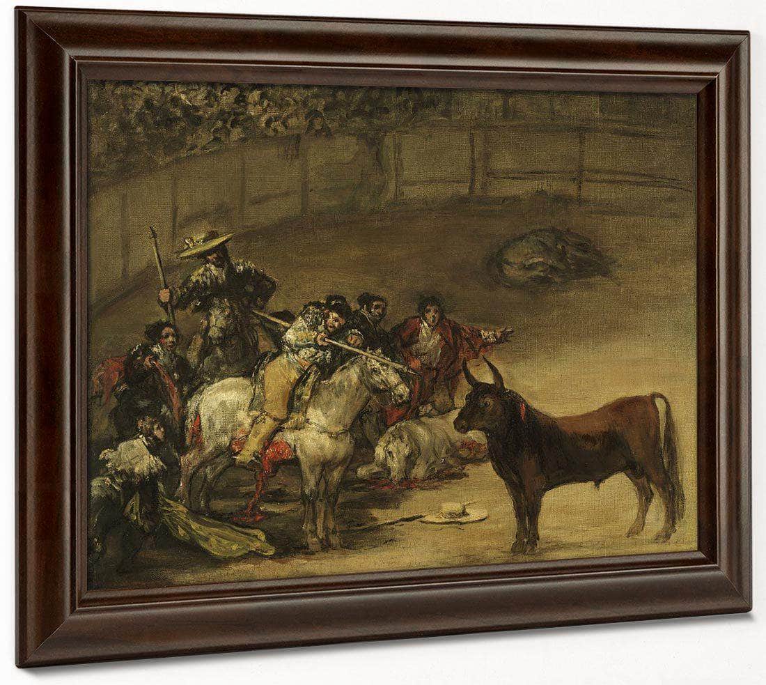 Bullfight Suerte De Varas By Francisco De Goya Fine Art Print