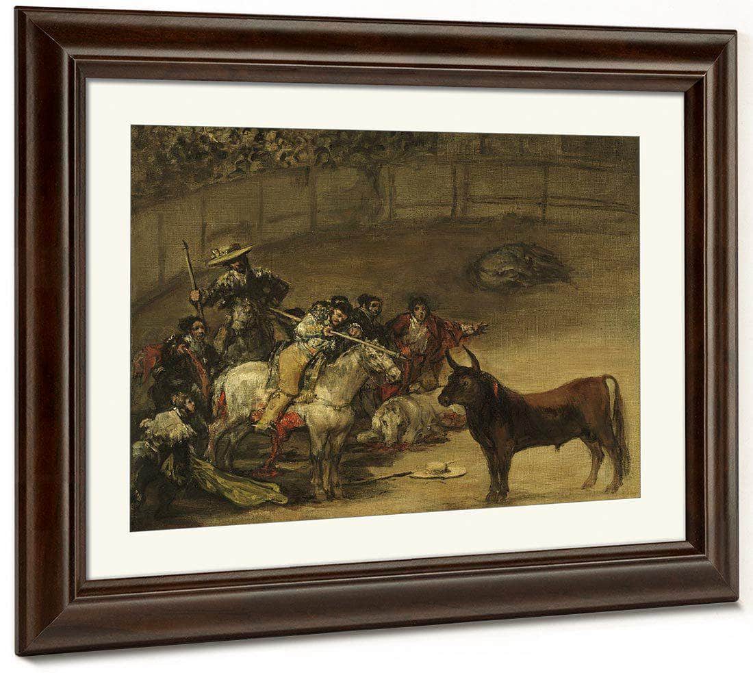 Bullfight Suerte De Varas By Francisco De Goya Fine Art Print