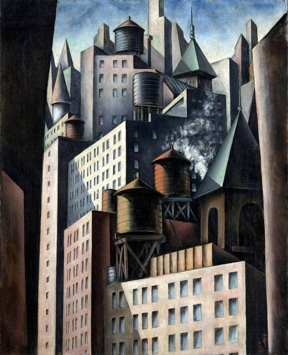 Bumpei Usui, 14th Street Painting Joseph. Canvas Art Fine Art Print