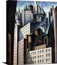 Bumpei Usui, 14th Street Painting Joseph. Canvas Art Fine Art Print