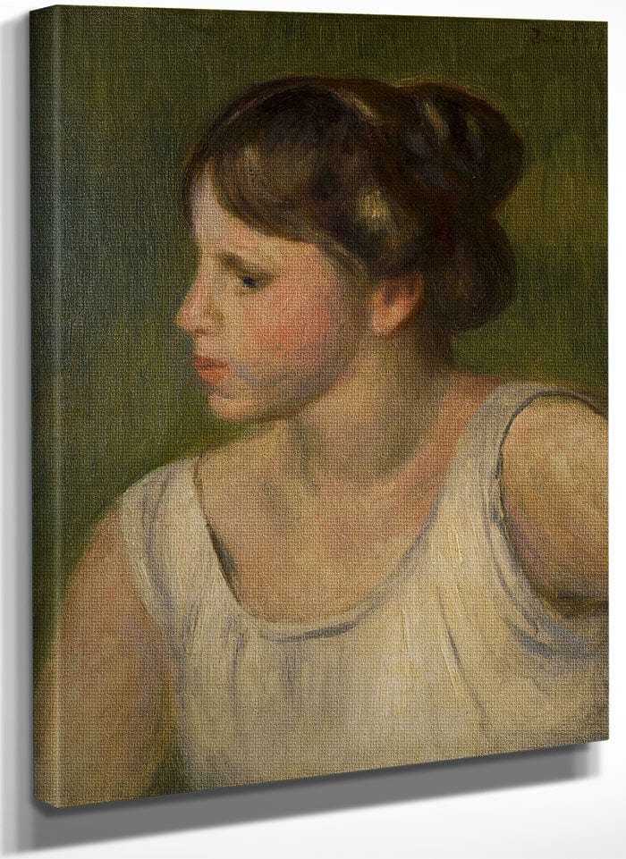 Buste De Femme By Pierre Auguste Renoir Fine Art Print