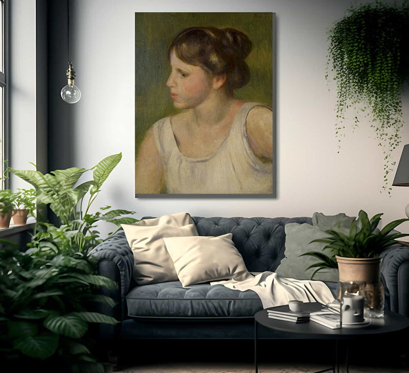 Buste De Femme By Pierre Auguste Renoir Fine Art Print