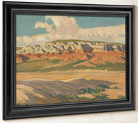 Butte At Red Lake Navajo Reservation Arizona By Maynard Dixon Fine Art Print