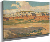 Butte At Red Lake Navajo Reservation Arizona By Maynard Dixon Fine Art Print