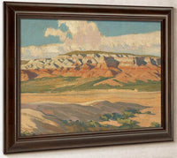 Butte At Red Lake Navajo Reservation Arizona By Maynard Dixon Fine Art Print