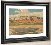 Butte At Red Lake Navajo Reservation Arizona By Maynard Dixon Fine Art Print