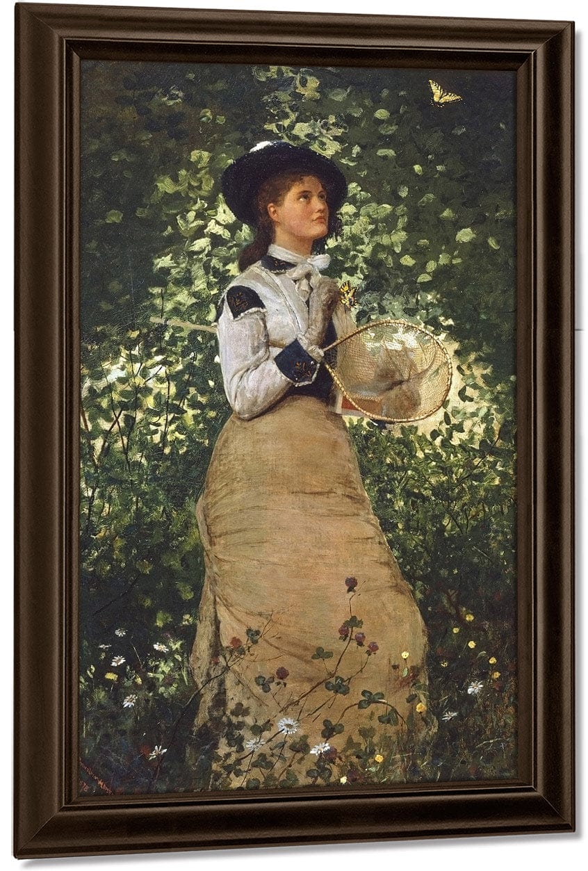 Butterflies By Winslow Homer Fine Art Print