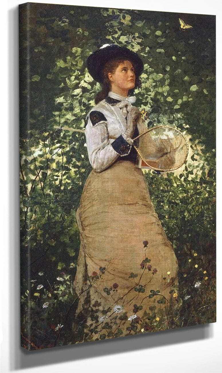 Butterflies By Winslow Homer Fine Art Print