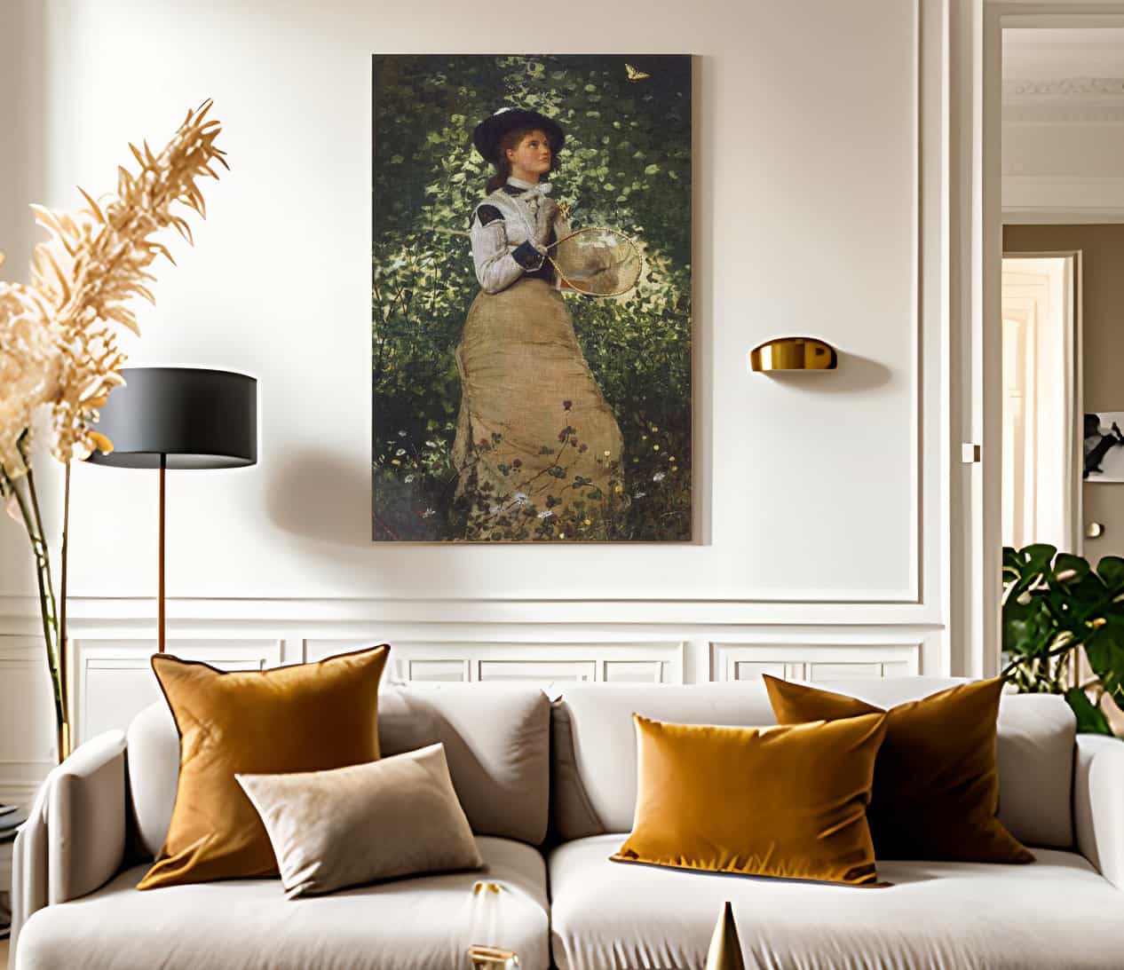 Butterflies By Winslow Homer Fine Art Print