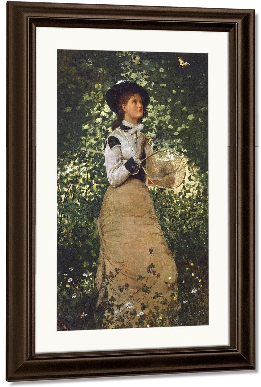 Butterflies By Winslow Homer Fine Art Print