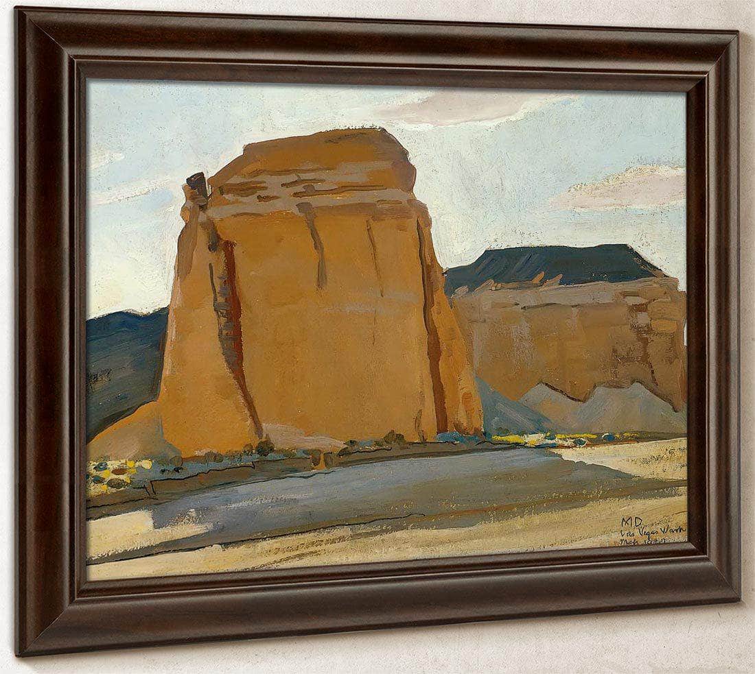 Buttes At Las Vegas Wash By Maynard Dixon Fine Art Print