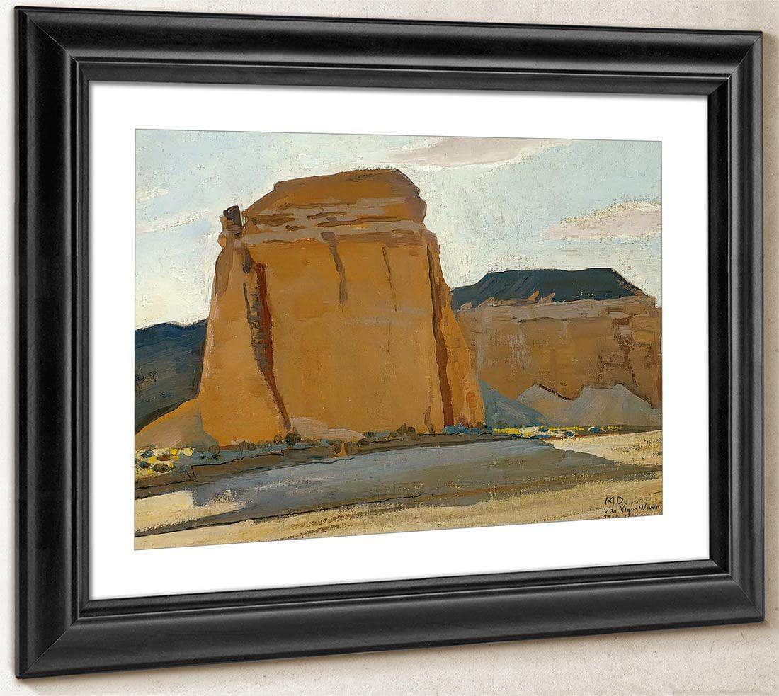 Buttes At Las Vegas Wash By Maynard Dixon Fine Art Print