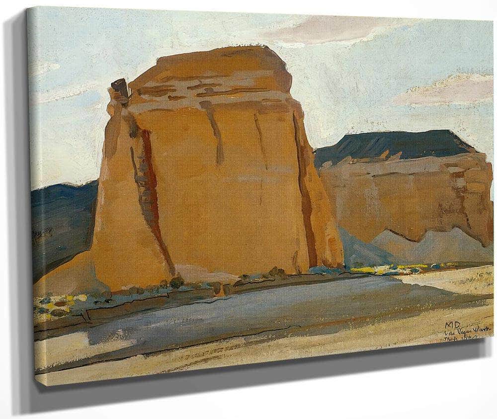 Buttes At Las Vegas Wash By Maynard Dixon Fine Art Print