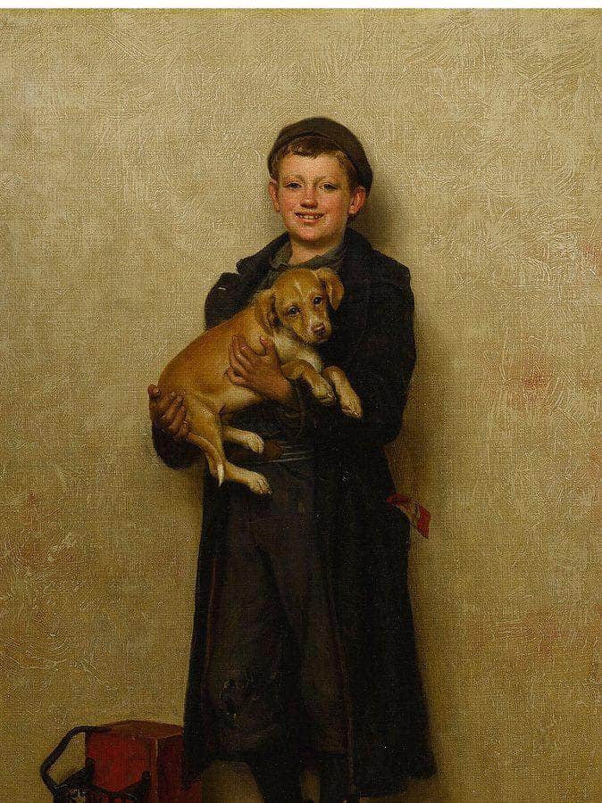 Buy A Dog By John George Brown Fine Art Print