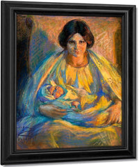 By Lamplight By Alice Pike Barney Fine Art Print