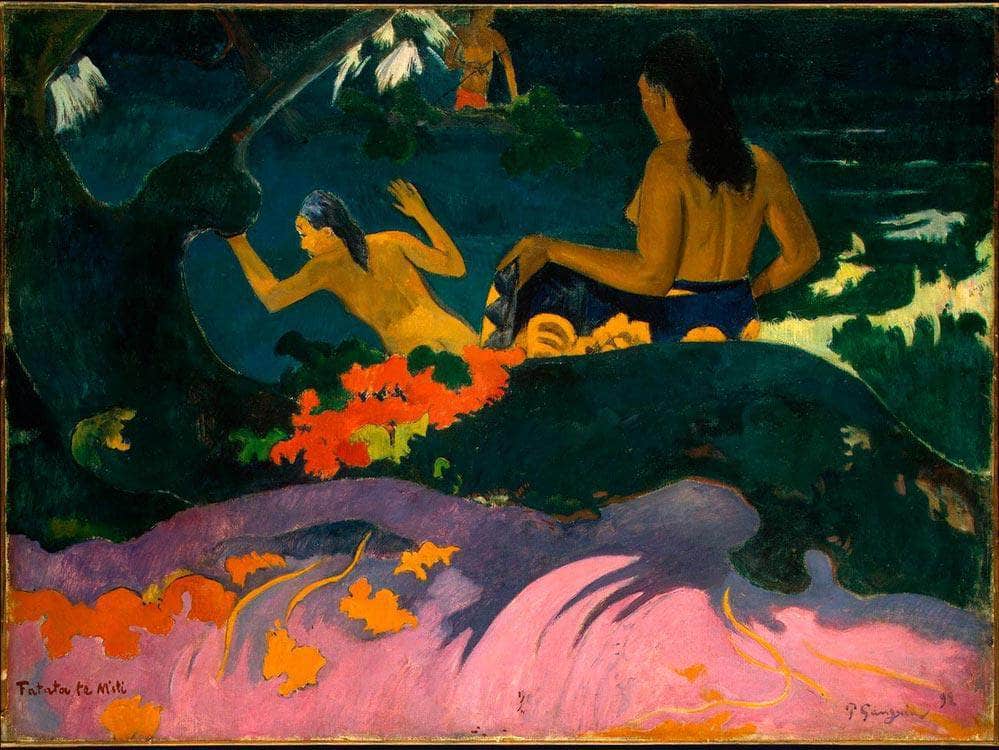 By The Sea (Fatata Te Miti) By Paul Gauguin Fine Art Print