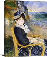 By The Seashore Painting Auguste Renoir Canvas Art Fine Art Print