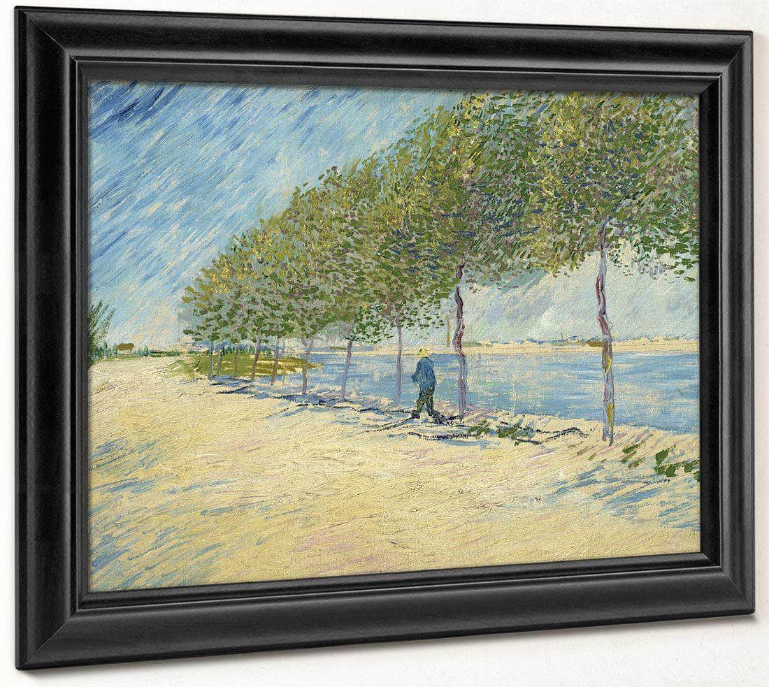 By The Seine By Vincent Van Gogh Fine Art Print