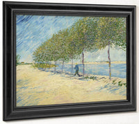 By The Seine By Vincent Van Gogh Fine Art Print