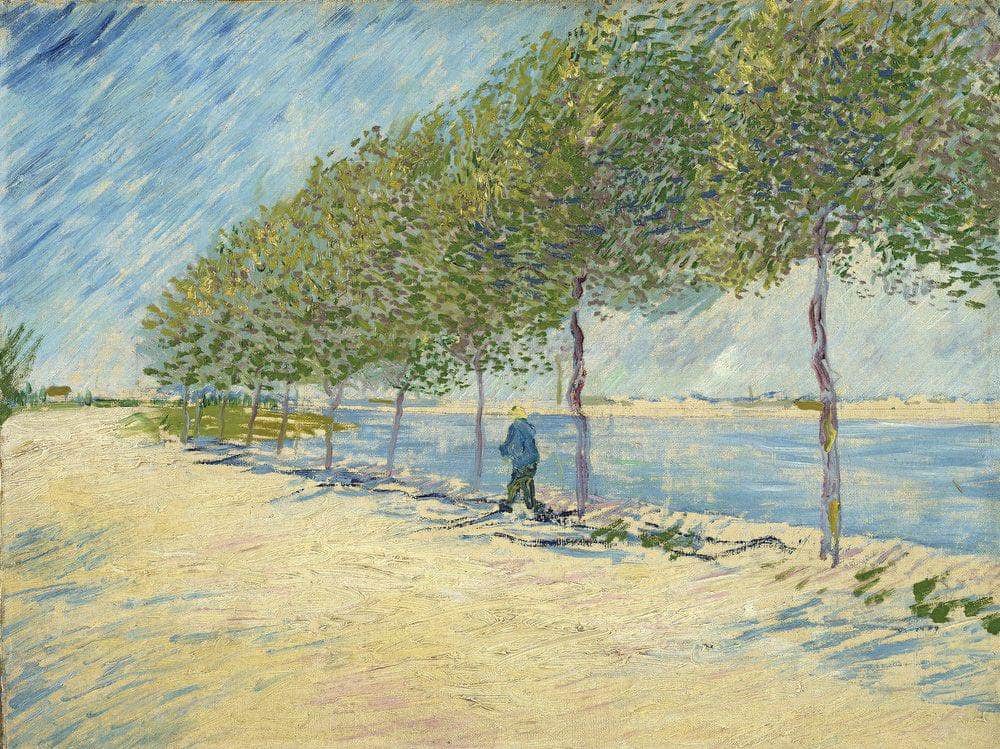 By The Seine By Vincent Van Gogh Fine Art Print