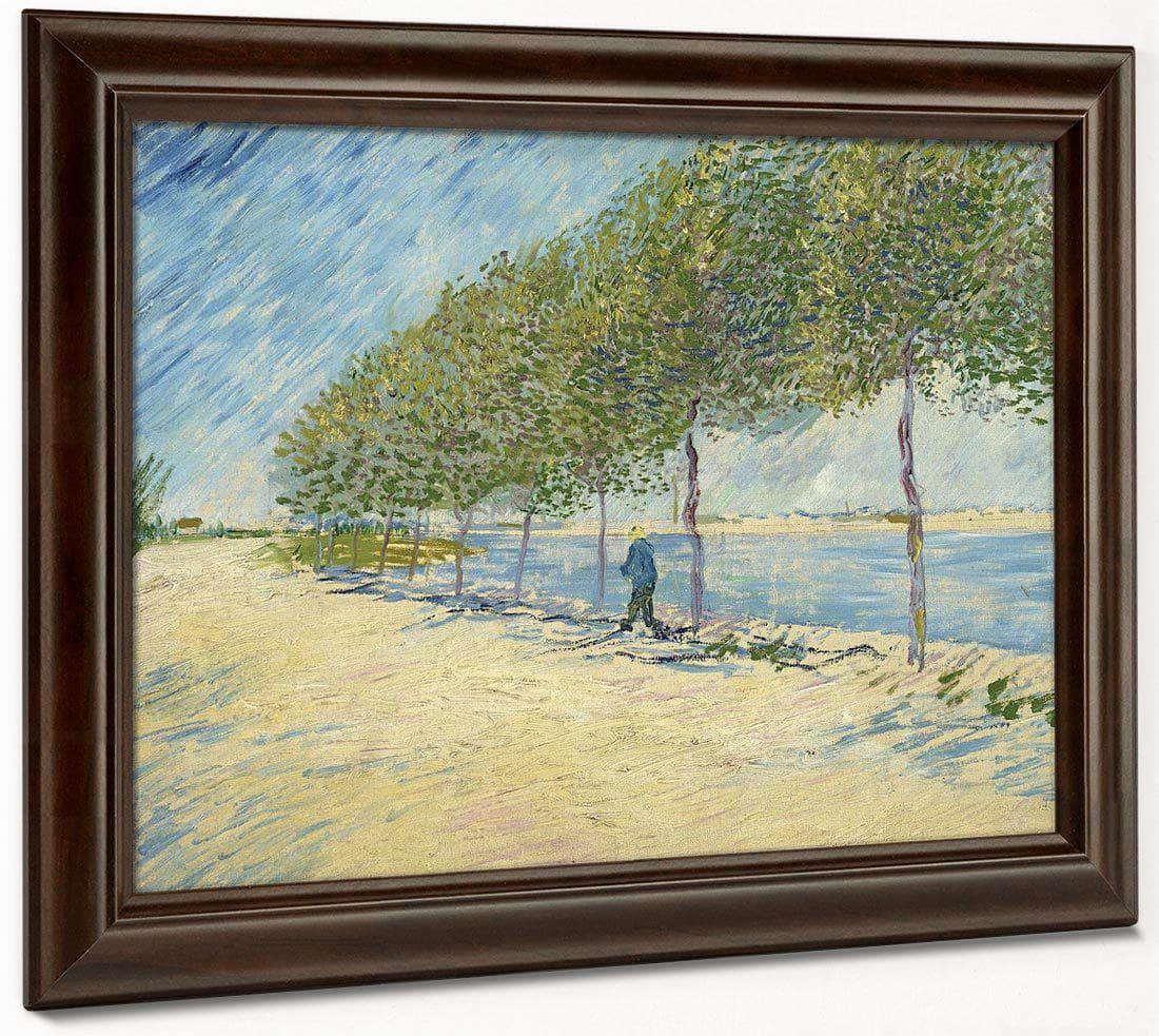 By The Seine By Vincent Van Gogh Fine Art Print